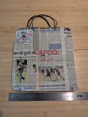 Sturdy Reusable Papercraft Reusable Bag India Newspapers