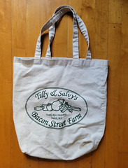 Tilly L Salvy’s Cotton Grocery Tote 16 X 15