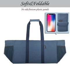 42L Extra Large Utility Tote Bag, Solid Oxford Fabric Storage Bag with Handle…