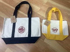 NEW – Trader Joe’s Large + Mini Canvas Tote Bags (Set of 2)