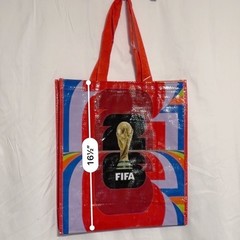 FIFA World Cup 2026 Official Licensed Reusable Tote Bag Red Multi Color New