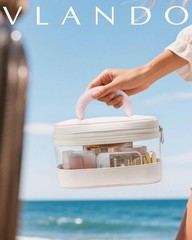 Vlando Travel Jewelry Case & Makeup Bag