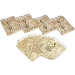 500 Paper Gift Bags Gold Jewelry Shopping Sales Tote Bag 5 x 7″