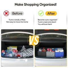 3 Pack Black Foldable Reusable Grocery Shopping Bags Reinforced Bottom Handles
