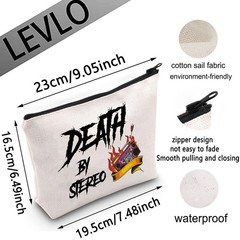 LEVLO The Lost Boys TV Show Cosmetic Make Up Bag Death By Stereo
