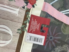 🌷Darling LOVE PINK ROSES Gusset Spring time BICYCLE REUSABLE shopping tote 🌷