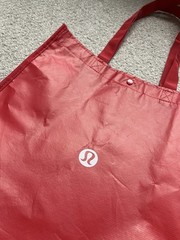 Lululemon Reusable Big Red EMPTY BAG 13.5in x 16in