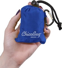 ChicoBag Original Compact Reusable Grocery Bag with Attached Pouch and Carabi…