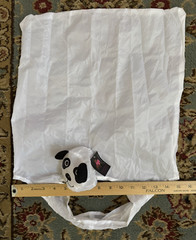Panda Bear – cinched Reusable Shopping Gift Bag