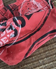 Two Red Trader Joe’s Cloth Tote Bags Grocery Bags From 2000