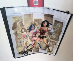 DC Comics Wonder Woman Superhero Reusable Eco Black Gift/Shopping Bag 🆕🆓ship!