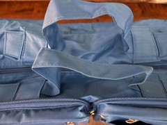 Foldable Nylon Tote Bag with pockets – large
