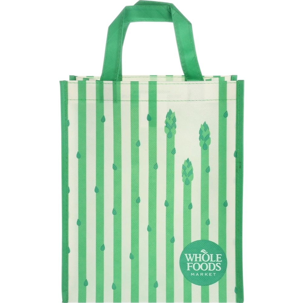 Small Reusable Shopping Bag, 3.5 Gallon Cotton Drawstring with Zipper Pocket