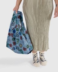 NEW! Baggu STANDARD BAG in “Digital Denim Birds” — Recyc. Nylon SOLD OUT + RARE!