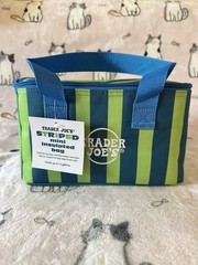 Auth Brand New Trader Joe’s Insulated Bag Lunch Bag x2 Limited/Orange&Striped