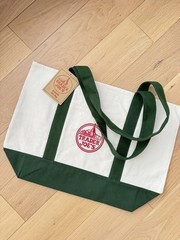 Trader Joe’s Bag Canvas Reusable Heavy Cotton Basic Style Shopping Navy Large