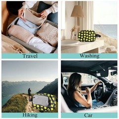 JXGZSO Tennis Ball Travel Pouch With Zipper Fans Makeup MB