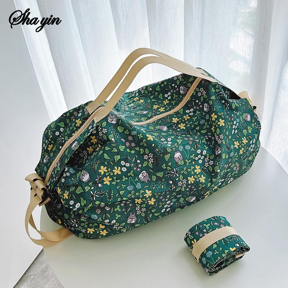 Cartoon Keyboard Foldable Shopping Bag Portable Reusable Tote Crossbody Gift Bag