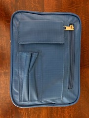 Foldable Nylon Tote Bag with pockets – large