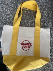 Trader Joe’s Yellow Mini Tote Bag INTERNATIONAL SHIPPING/BEST OFFER
