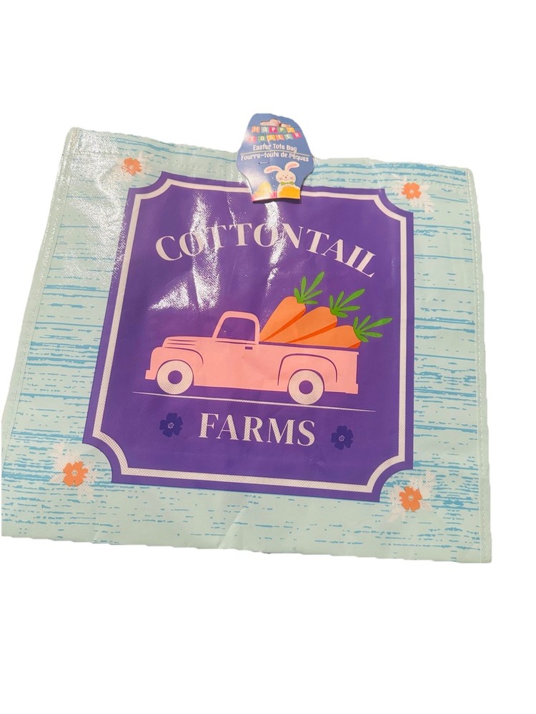 Happy Easter 14x14x6 Inch BaKids Character Party W/Handles. Cotton Tail Farms
