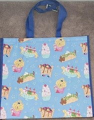 New Marshalls – Cute Dogs As Yummy Foods – Large Reusable Shopping Tote Eco Bag