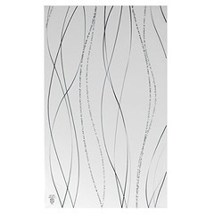 HEADS WV-O1 Wave CPP Bags Made in Japan Clear and Black 50 count W190 x