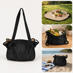 Large Expandable Tote Bag Grocery Beach Gym Laundry Travel Shoulder Carryall