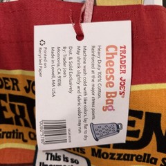 Trader Joe’s Cheese Experience Canvas Tote Large