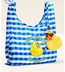 Bath & Body Works BILLIE THE DUCK Reusable Tote Charm Coin Purse Collapsible