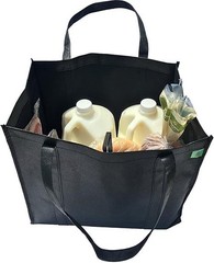 Reusable Grocery Bags (5 Pack, Black) – Hold 40+ lbs – Extra Large & Super St…