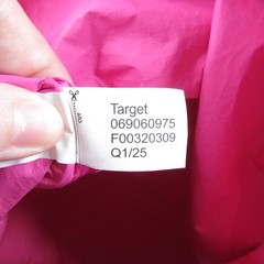 NWOT Water Resistant Reversible Pink Orange Tropical Tote Bag Target Open Story