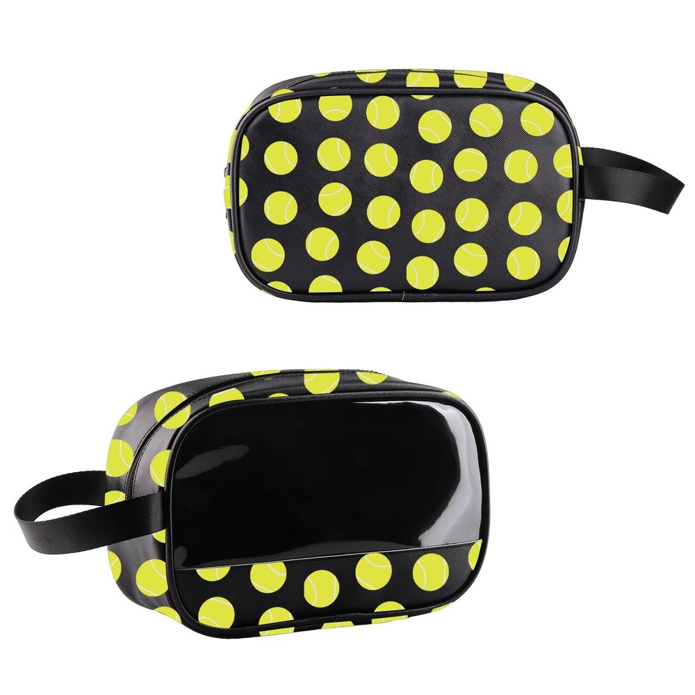 JXGZSO Tennis Ball Travel Pouch With Zipper Fans Makeup MB