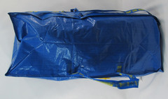 Frakta 20 Gal. Bag IKEA Tote 901.491.48 Zipper Handles Back Pack Storage Blue