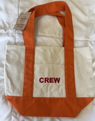 Trader Joe’s Mini Multicolor Canvas Tote Bag Set, Small Foldable Crew Edition
