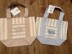 NWT Trader Joe’s Striped Canvas Mini Tote Set of 2 Summer 2026