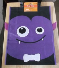SPOOKY VILLAGE MONSTER REUSEABLE TOTE GROCERY BAGS (2) – HALLOWEEN – NWT