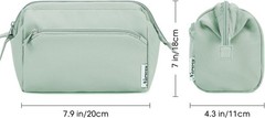 Narwey Wide-open Makeup Bag Women Girls, Travel Toiletry Bag for Women Cosmet…