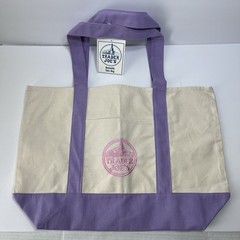 2 Trader Joe’s 2026 Canvas Tote Bag Lavender Purple Large & Mini New W/ Tag