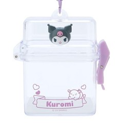 Sanrio Pitatto Friends Mini Clear Case Kuromi 8x8x4cm Character 604526