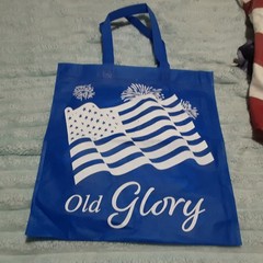 OLD GLORY Shopping bag w/handles NEW 13.5 “X 14.5” in time for our 250th anniv.