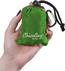 ChicoBag Original Compact Reusable Grocery Bag w/Attached Pouch and Carabiner…