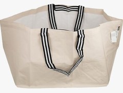 2 X Large Reusable Sackkarra Shopping Bag Green 22 .5 x 15.25 x 14.5 New Frakta