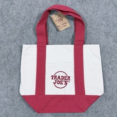 TRADER JOE’s Tote Bag Set Regular & Mini Canvas Reusable Grocery Bag NEW