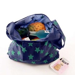 STARS & STRIPES 6 PC RIPSTOP WATERPROOF MACHINE WASHABLE GROCERY BAGS