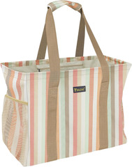 BALEINE Extra Large Utility Tote Bag with Reinforced Wire Frame, Reusable Grocer