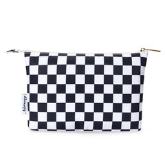 Narwey Small Checkered 9x 6.5x 1.6 in/ 23x 16.5x 4cm, AB-Black Checkerboard