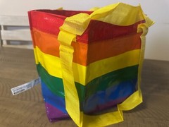 Ikea Limited Edition Rainbow Pride Storstomma Reusable Bag – Small (13 L) NEW