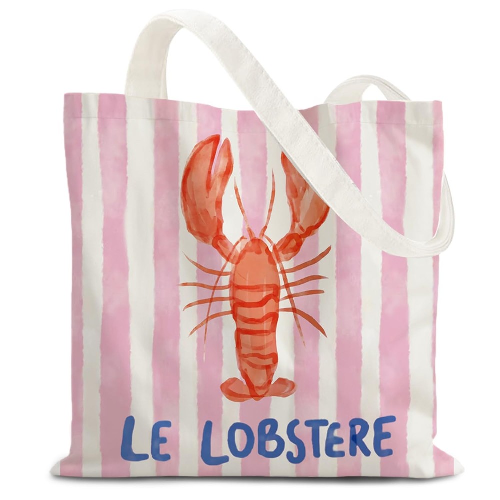 FBB Ocean Beachy Sea Fish Reusable Grocery Shopping Tote Bag Summer Market
