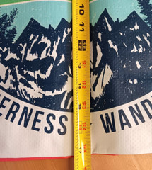 Adventure Is Calling Reusable Large Shopping Bag Tote Forrest Mountains
